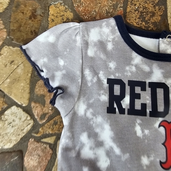NWT Red Sox Toddler Dress with Tulle Skirt and Sparkle Waistline, Size 2T - Picture 6 of 9